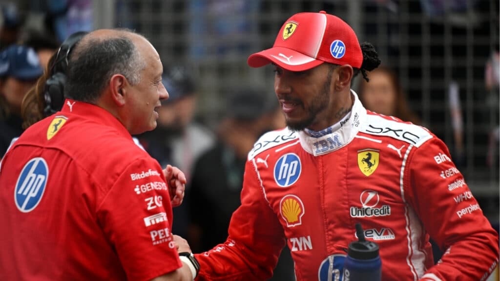 F1 GP Barcellona | Ferrari, Vasseur: “Hamilton cresce insieme alla macchina e al team”