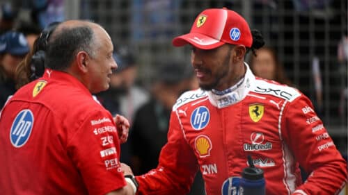 F1 GP Barcellona | Ferrari, Vasseur: “Hamilton cresce insieme alla macchina e al team”