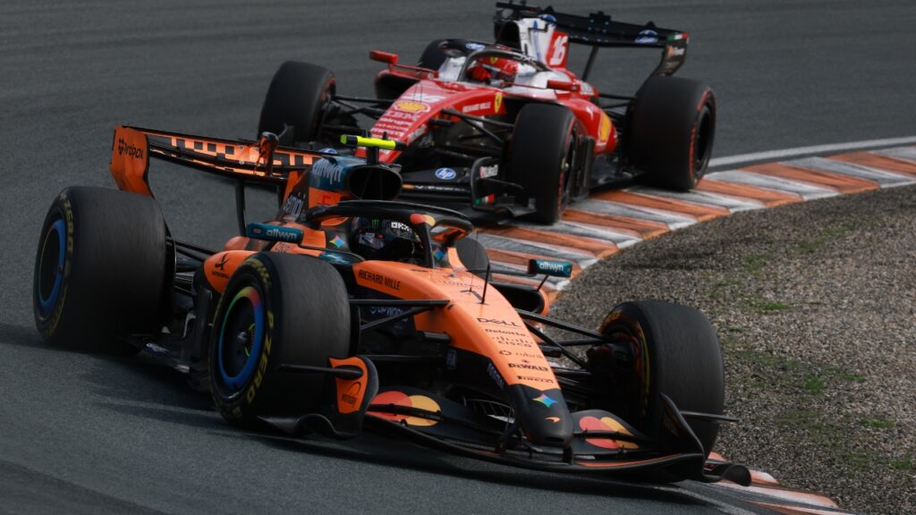 F1 GP Olanda | Norris sul podio nella Sprint Race di Zandvoort: “Charles era troppo veloce”