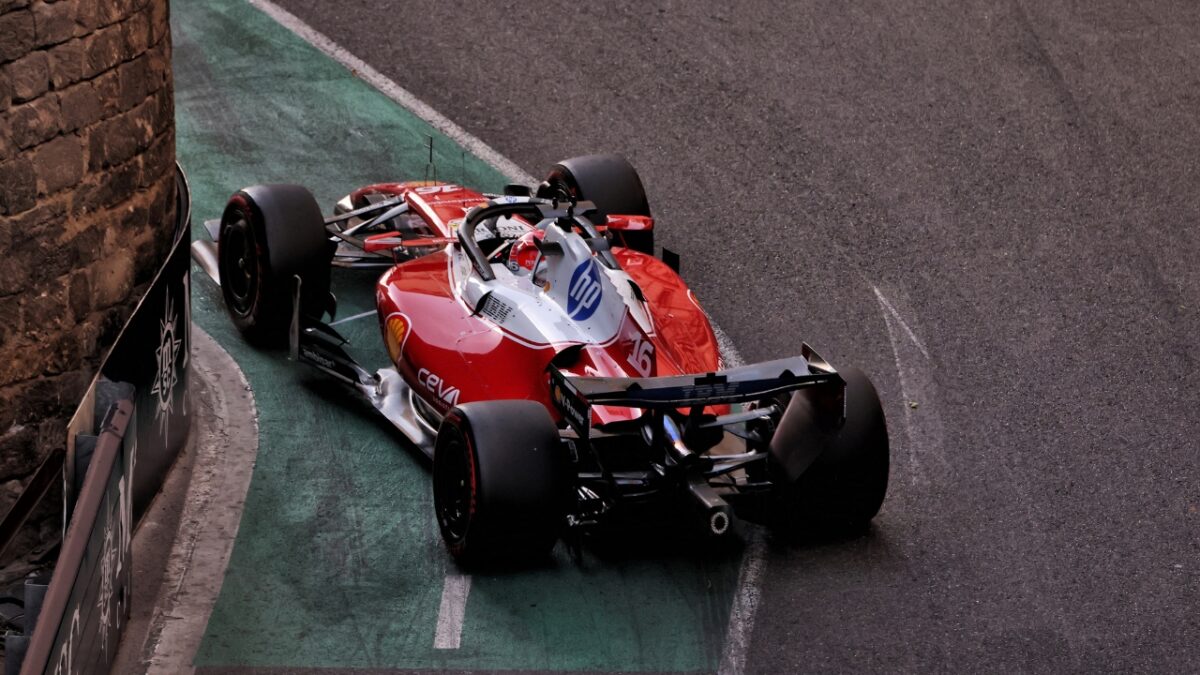 Charles Leclerc in prima fila a Baku: “Otto decimi da Russell sono tantissimi”