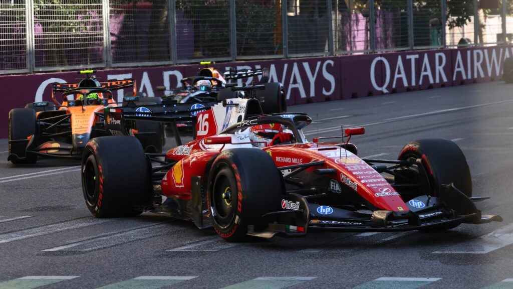 F1 GP Baku | Ferrari, Leclerc: “Nei rettilinei non possiamo difenderci”