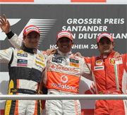 Alonso minimizza il podio di Piquet in Germania