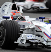 BMW Sauber: il meteo rallenta Kubica nella seconda giornata a Silverstone