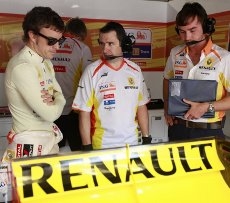 Renault F1: Qualifiche GP Monaco, Alonso 9o e Piquet 12mo