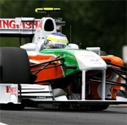 Force India: Fisichella 14mo, Sutil ritirato in Ungheria