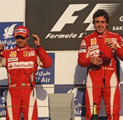 Ferrari: un inizio da favola, Alonso davanti a Massa in Bahrain