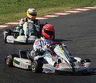 Michael Schumacher si allena con i kart a Lonato