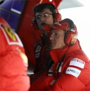 Ferrari: Schumacher a Valencia per supportare Badoer