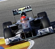 Mercedes GP: la prima giornata di test di Schumacher e Rosberg