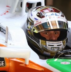 Force India: Adrian Sutil chiude la top ten della griglia nel GP di Cina