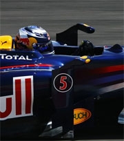 GP Bahrain: Vettel in pole davanti alle Ferrari